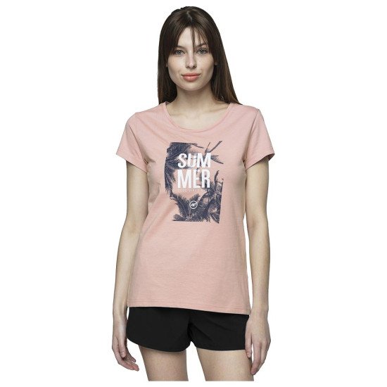 4F Γυναικεία κοντομάνικη μπλούζα